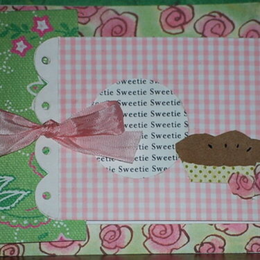 Sweetie Pie Joy Fold Card -Thanks