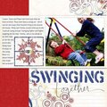 swinging together