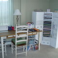 My scrapbook room--well scrapbook corner