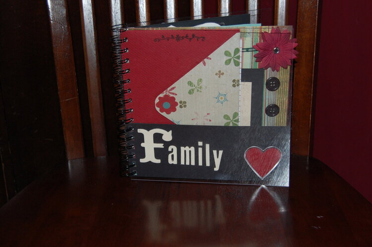 Family acrylic album(front cover)