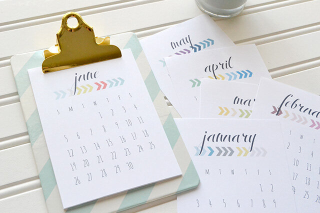 2016 Desk Calendar