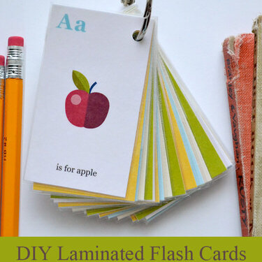 DIY Laminated Flash Cards | Heidi Swapp Minc