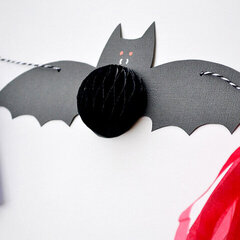 DIY Party Vampire Bat Garland