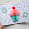 *We R* Honeycomb Cupcake Pop-Up Card