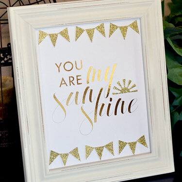Mother's Day Gold Foil Print