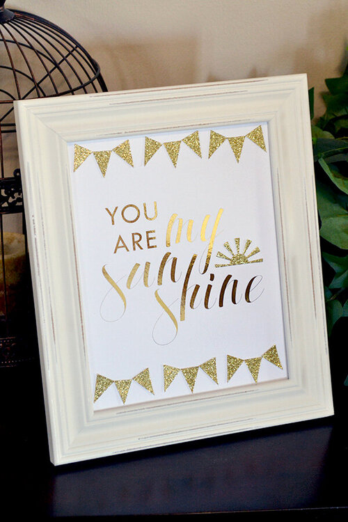 Mother&#039;s Day Gold Foil Print
