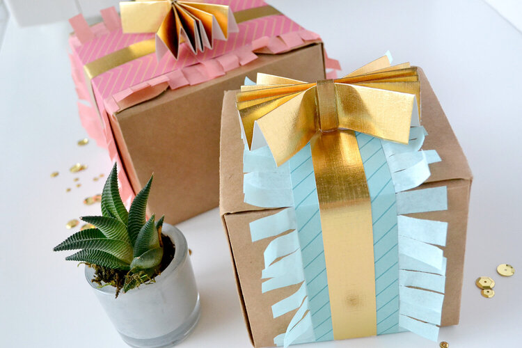 *We R* Fringe Gift Boxes
