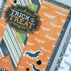 *Echo Park* Halloween Stenciled Card Set