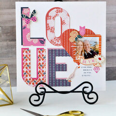 LOVE: Alphabet Punch Board Layout