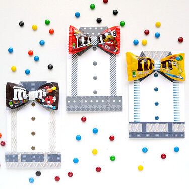 M&M's Bow Tie Card