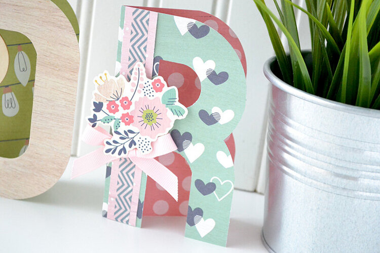 Alphabet Punch Board Monogram Cards