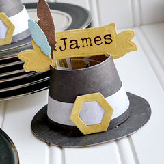 *We R* Pilgrim Hat Place Cards