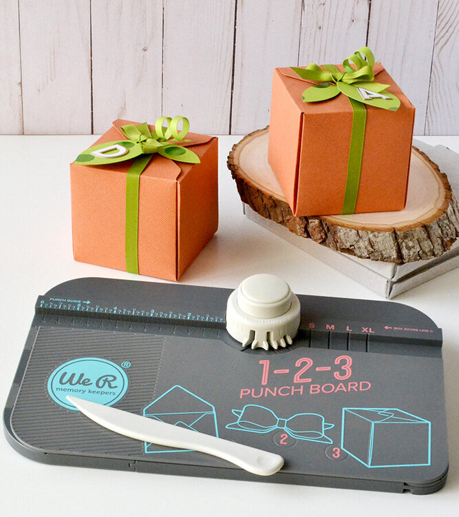 Pumpkin Box Placecards