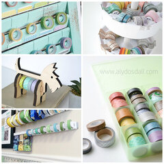 5 Washi Tape Storage Ideas