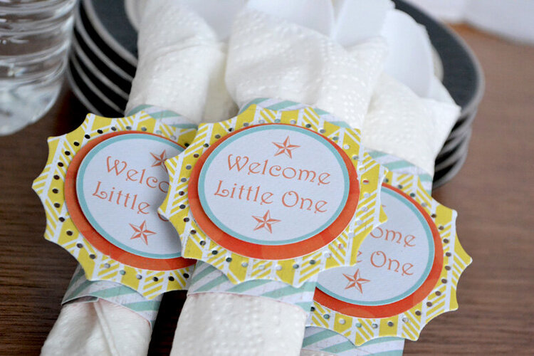 *We R* baby boy shower decor