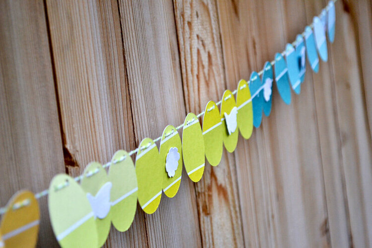 *We R* paint chip easter garland