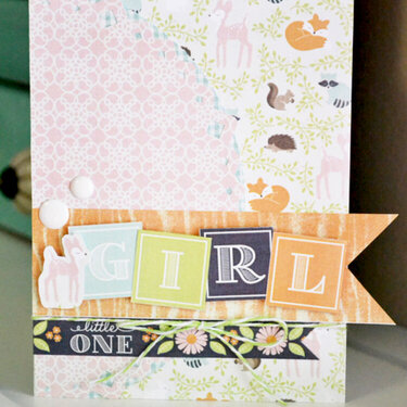 Baby Girl Card *We R*