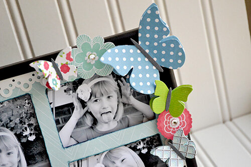 *Echo Park* Butterfly Altered Frame
