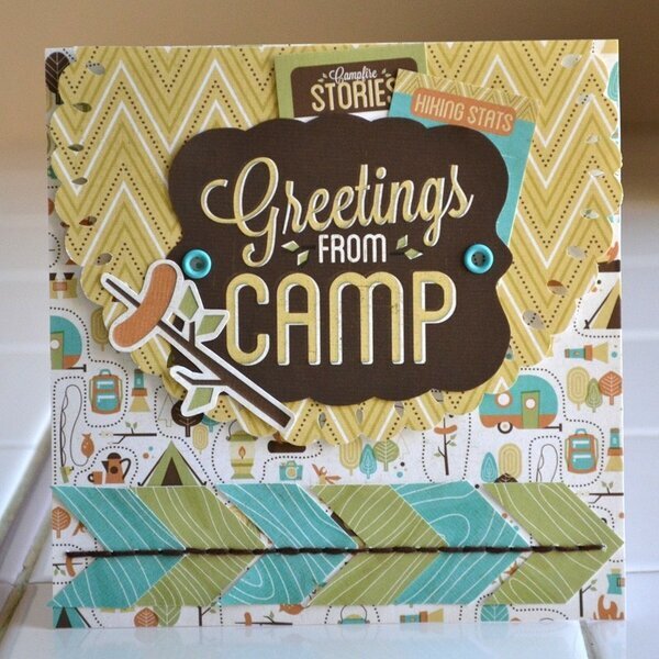 greetings from camp card *WRMK*