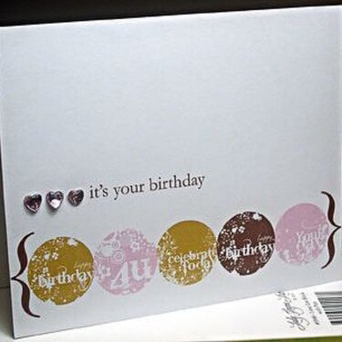 birthday card *color combo challenge*