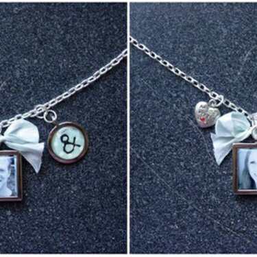square charm necklace