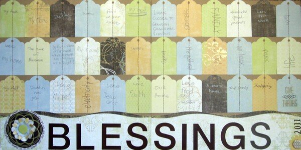 blessings layout and tree