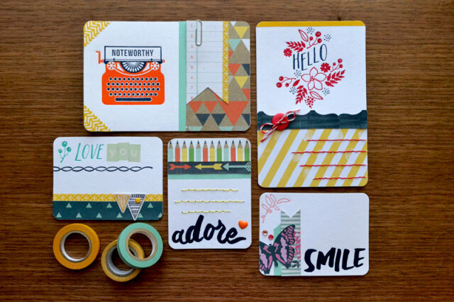 *We R* Lettepress Journaling Cards