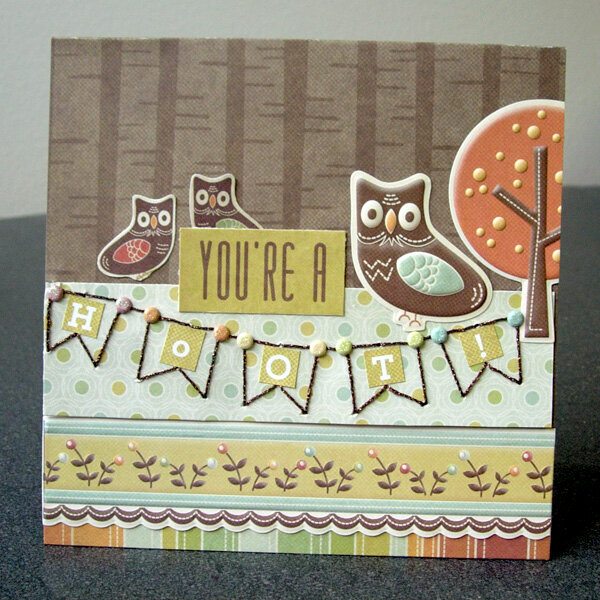 You&#039;re A Hoot card *New We R Memory Keepers*