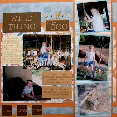 Wild Thing at The Zoo