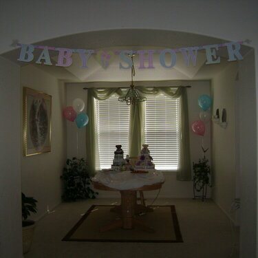 The shower for the twins!