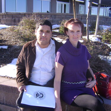 Fernando and me at his citizenship ceremony