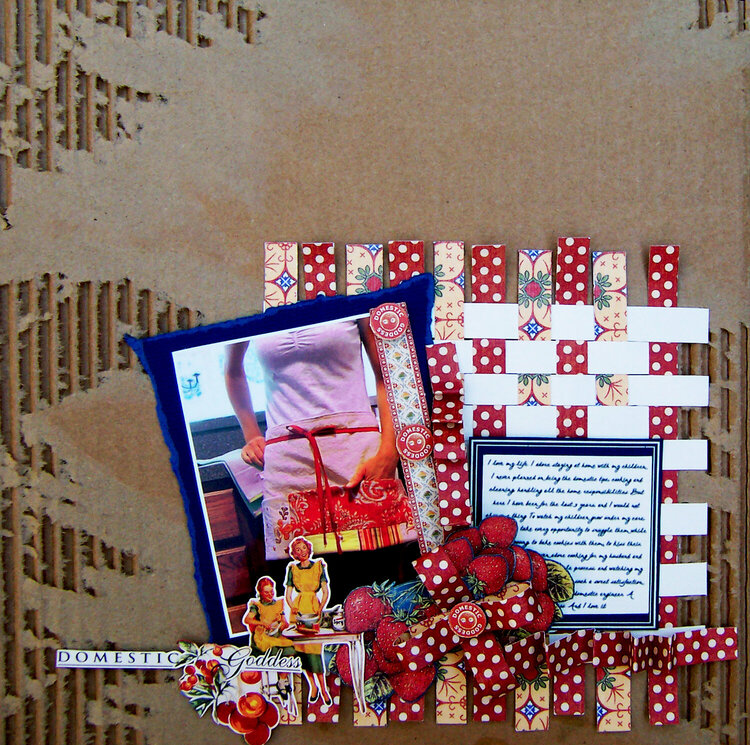 Me, Myself, and I... A Domestic Goddess **Couture Cardstock**