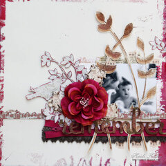 she may not {REMEMBER} but mama will **COUTURE CARDSTOCK AND PRIMA**