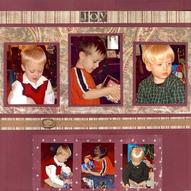 My great nephews - Christmas 2007