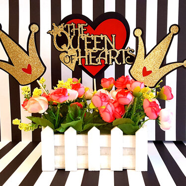 Queen of Hearts Centerpiece set