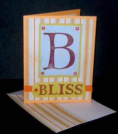 B is for Bliss Alphabet Card