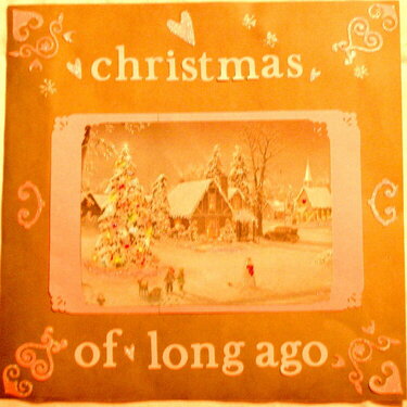 Christmas Of Long Ago....