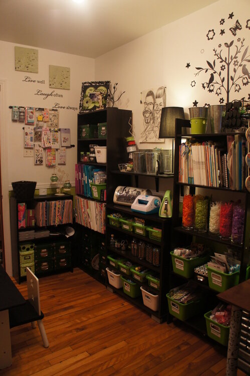 my scrapbook room for the other side of the room