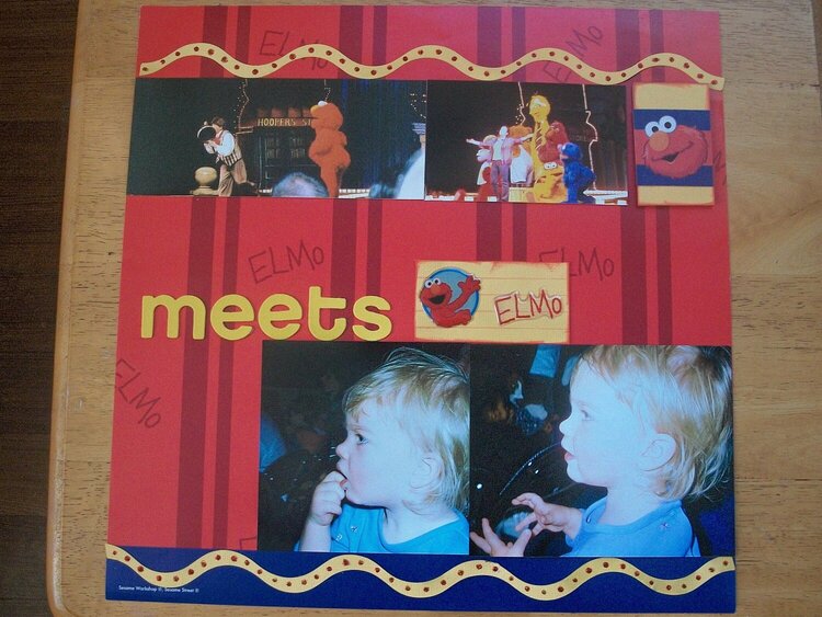 Megan Meets Elmo - r side