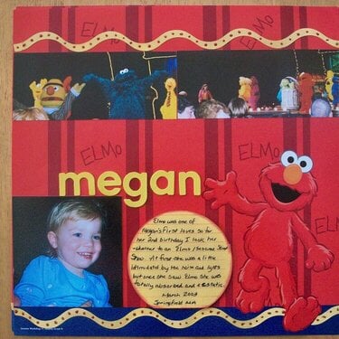 Megan Meets Elmo - l side