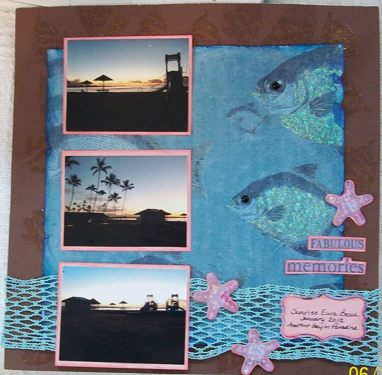 Fabulous Memories (June Ugly Paper challenge)