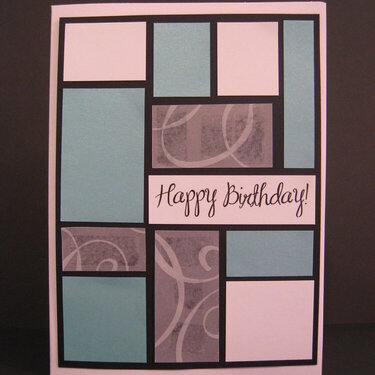 Happy Birthday Scraps Card