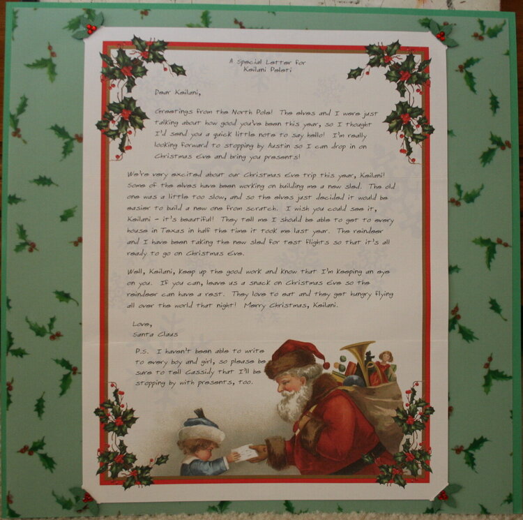 Letter from Santa