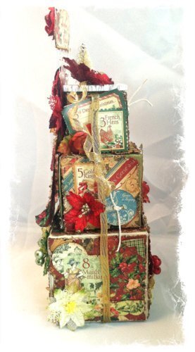 The Twelve Days of Christmas  Gift Box Decor ~Swirlydoos Kit Club