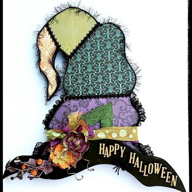 Happy Halloween Hat Decor