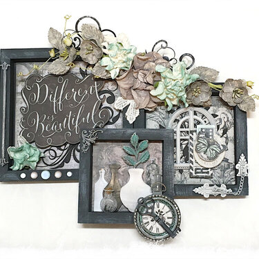 &quot;Different is Beautiful&quot; Wall Decor