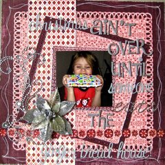 Christmas Ain't Over Until Someone Eats the Gingerbread house!