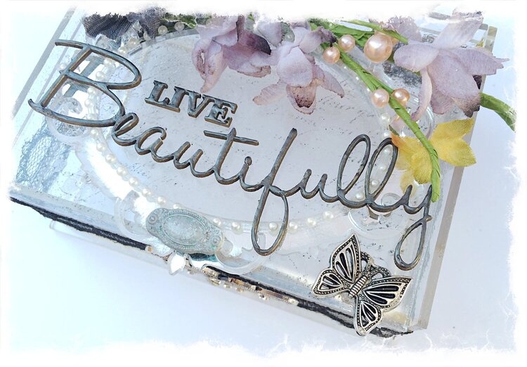 ~Swirlydoos Kit Club~ Live Beautifully Acrylic Box