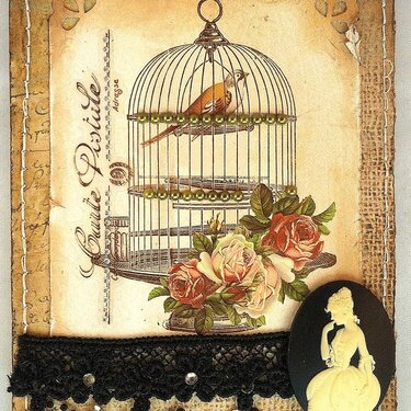 Birdcage Card *** Swirlydoos***