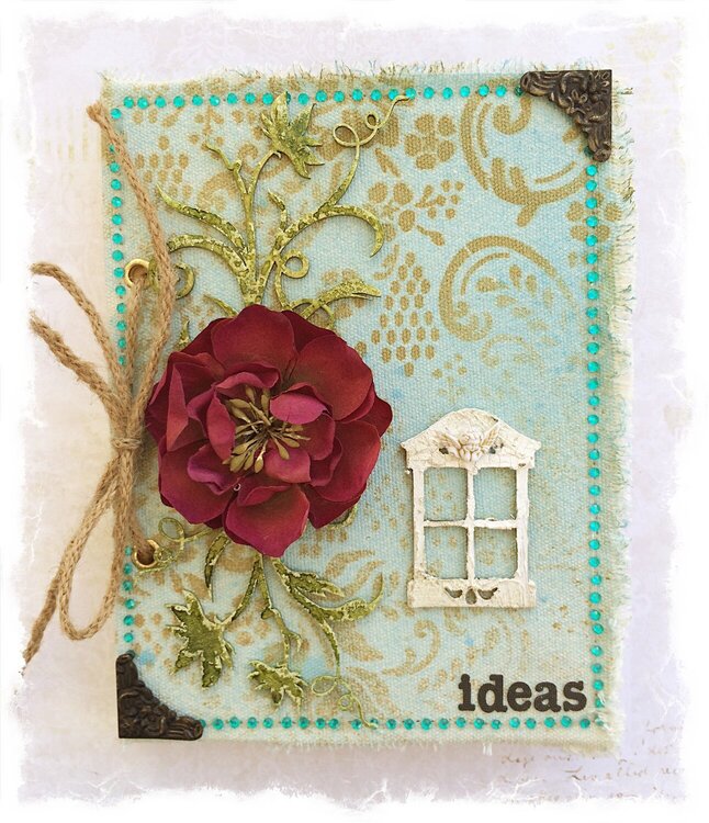 ~Blue Fern Studios~ Altered Notebook